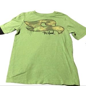 Tony Hawk • Green | Black Camo Design Long Sleeve